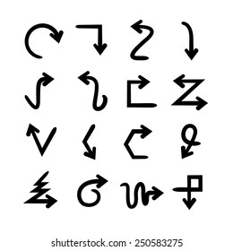 sketch arrows, doodle arrows