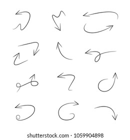 sketch arrows set