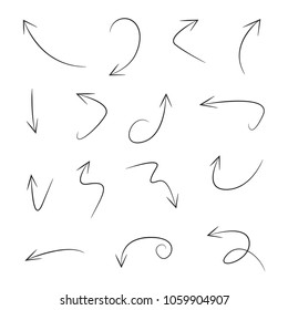 sketch arrows set