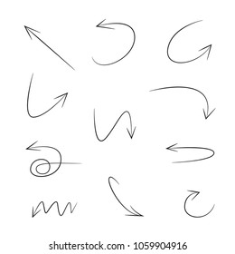 sketch arrows set