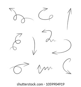 sketch arrows set