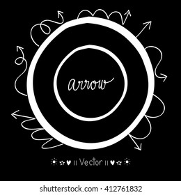 Sketch arrows vector set, Illustration EPS10 great for any use.