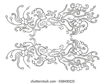 Sketch art pattern. Hand-drawn style.