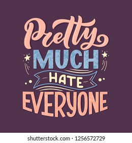Sketch banner with fun slogan for concept design. Hand drawn illustration. Modern calligraphy quote. Typography tee print design. Cute lettering for kids fashion. Vector