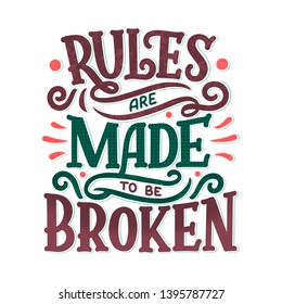 Sketch banner with fun slogan for concept design. Hand drawn illustration. Modern calligraphy quote. Typography print. Cute lettering for kids fashion. Vector