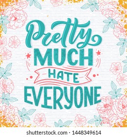 Sketch banner with fun slogan for concept design. Hand drawn illustration. Modern calligraphy quote. Typography tee print design. Cute lettering for kids fashion. Vector