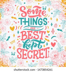 Sketch banner with fun slogan for concept design. Hand drawn illustration. Modern calligraphy quote. Typography tee print design. Cute lettering for kids fashion. Vector