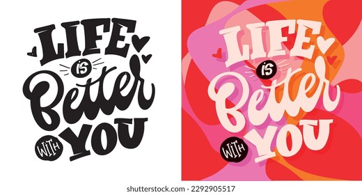 Sketch banner with fun slogan for concept design. Hand drawn illustration. Modern calligraphy quote. Typography tee print design. Cute lettering for clothes fashion. Vector