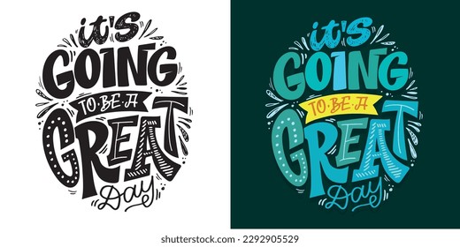 Sketch banner with fun slogan for concept design. Hand drawn illustration. Modern calligraphy quote. Typography tee print design. Cute lettering for clothes fashion. Vector