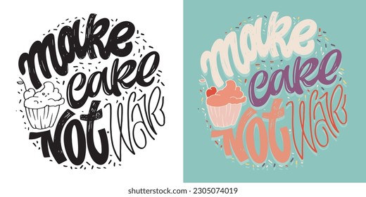 Sketch banner with fun slogan for concept design. Hand drawn illustration. Modern calligraphy quote. Typography tee print design. Cute lettering for clothes fashion. Vector