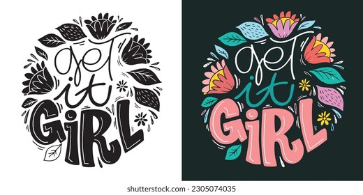 Sketch banner with fun slogan for concept design. Hand drawn illustration. Modern calligraphy quote. Typography tee print design. Cute lettering for clothes fashion. Vector
