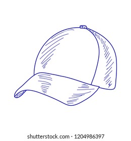 sketch baseball cap