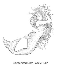 Adult Mermaid Drawing Hd Stock Images Shutterstock