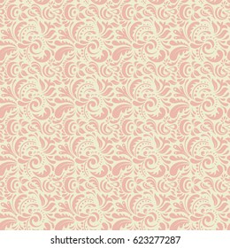 Sketch in beige and neutral colors. Vector illustration. Vivid repeating doodle - For easy making seamless pattern use it for filling any contours.
