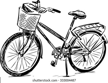 Sketch Of A Bike