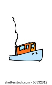 sketch of a boat
