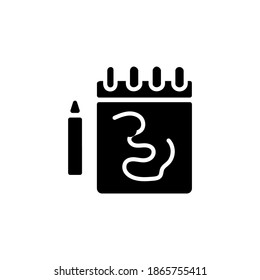 Sketch Book  icon in vector. Logotype