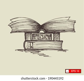 sketch of books 