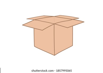 Sketch Box Icon or logo Open Simple Style
