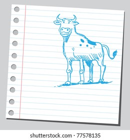 Sketch of a bull