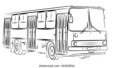 Sketch bus. 
