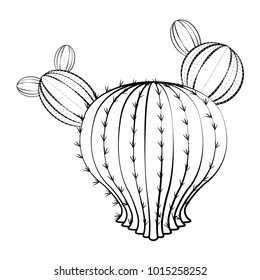 Sketch of a cactus