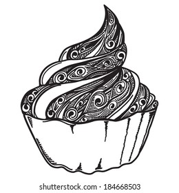Sketch cake
