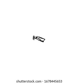 boceto del diseño de la cámara cctv de la pegatina de dibujos animados 