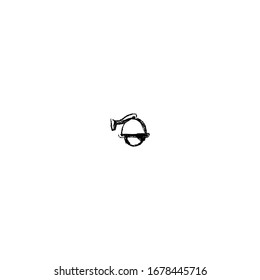 sketch of camera cctv cartoon sticker design 