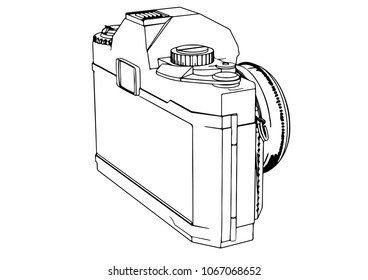 sketch of camera vector