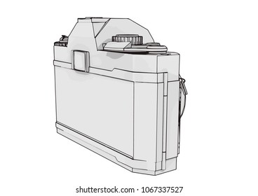 sketch of camera vector
