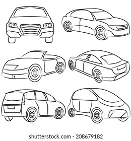 sketch car set