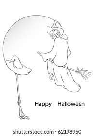 Sketch to celebrating Halloween