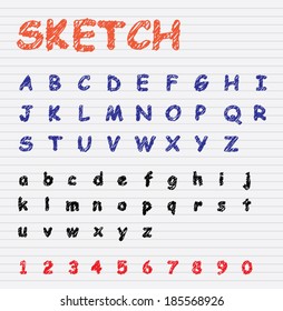 Sketch Character Set