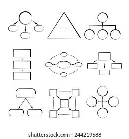 sketch chart, diagram for infographic use