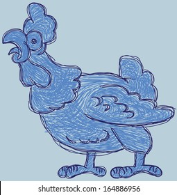 sketch chicken