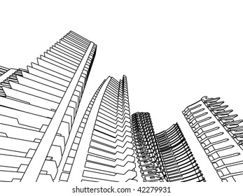 sketch city of the future