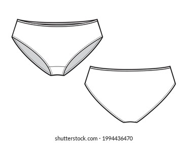 497 Front back panty sketch Images, Stock Photos & Vectors | Shutterstock