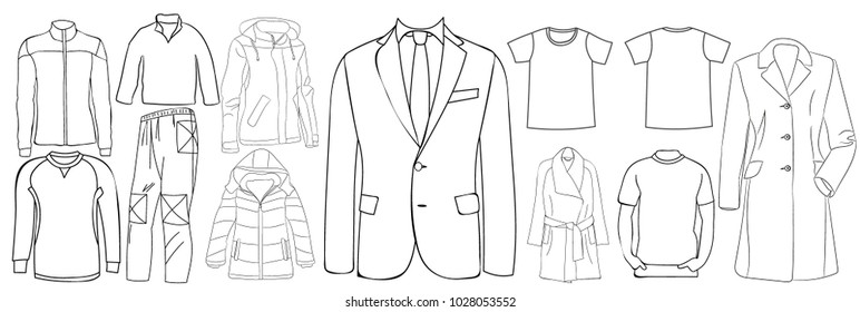 sketch clothes set