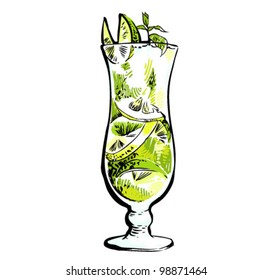 Sketch cocktail