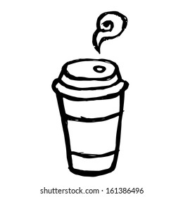 sketch coffee cup