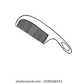 Sketch of comb to color