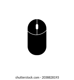 Sketch computer mouse. Computer mouse click. Line art computer mouse for web background design.
