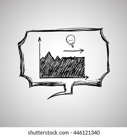 Sketch concept with icon design, vector illustration 10 eps graphic.
