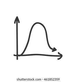 Sketch concept represented by infographic  icon. Isolated and flat illustration