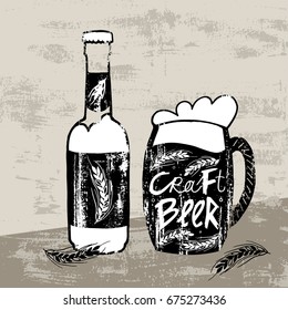 Sketch Craft Beer Concept