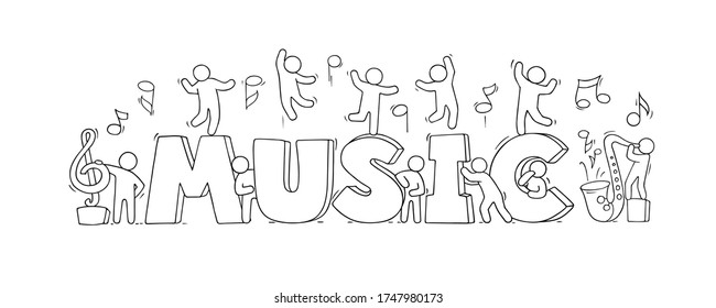 Concert Crowd Sketch Images Stock Photos Vectors Shutterstock I will draw, people crowd in the shape of your logo or text exclusively only here! https www shutterstock com image vector sketch crowd little people flying notes 1747980173