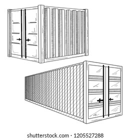 156,889 Container draw Images, Stock Photos & Vectors | Shutterstock