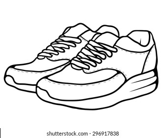 Sketch doodle sneakers for your creativity