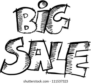 Sketch Doodle Words vector illustration art